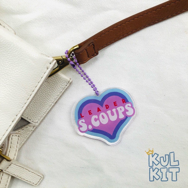 SEVENTEEN Name Acrylic Keyring (Gantungan akrilik SEVENTEEN) - kulkit