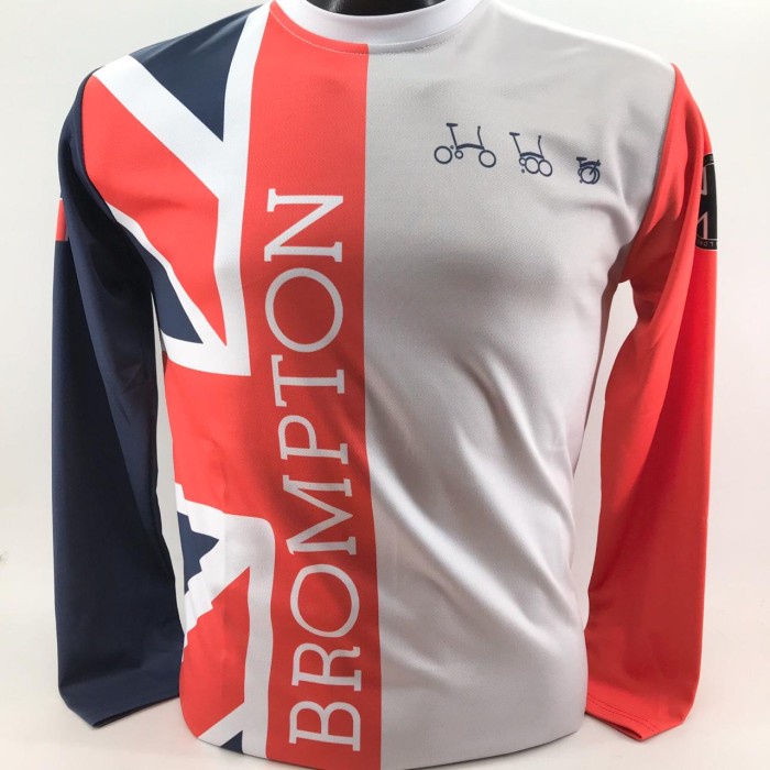 Kaos Brompton ENGLAND Jersey brompton ENGLAND Baju sepeda brompton