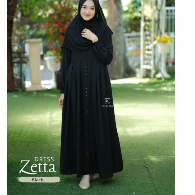 Serbuuuu.. Gamis Polos Premium Warna Hitam Gamis Syari Wanita Remaja