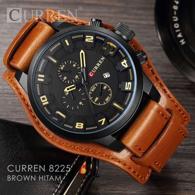 Terumah Jam Tangan Pria / Curren / 8225 / Curren Original  Bayar Di Tempat