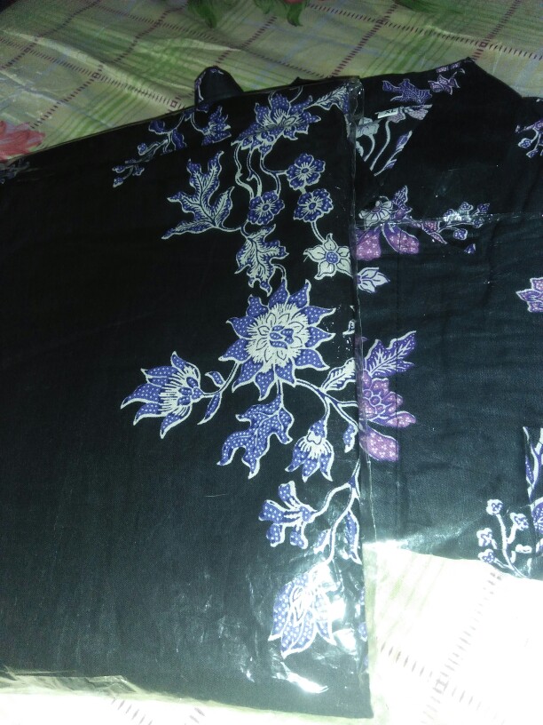 Batik Couple Keluarga Sania Ruffle Ori Ndoro Jowi Dnt Cibulan Ungu