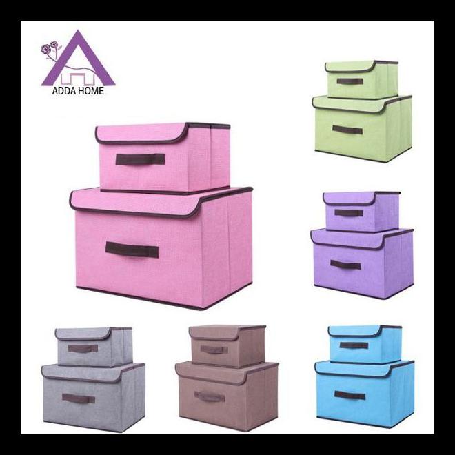 Ready Shabby Storage Box Xbhszp Kotak Penyimpanan Baju - Hijau