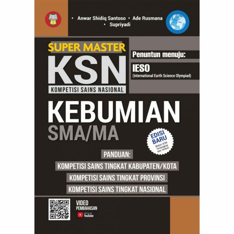 BUKU KSN KEBUMIAN, AKSN EKONOMI, KSN ASTRONOMI, KSN FISIKA, KSN MATEMATIKA, KSN KIMIA, KSN GEOGRAFI, KSN BIOLOGI SMA-1