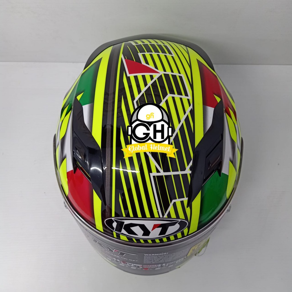 HELM KYT R10 FLAT VISOR SAN MARINO CIRCUIT FULL FACE