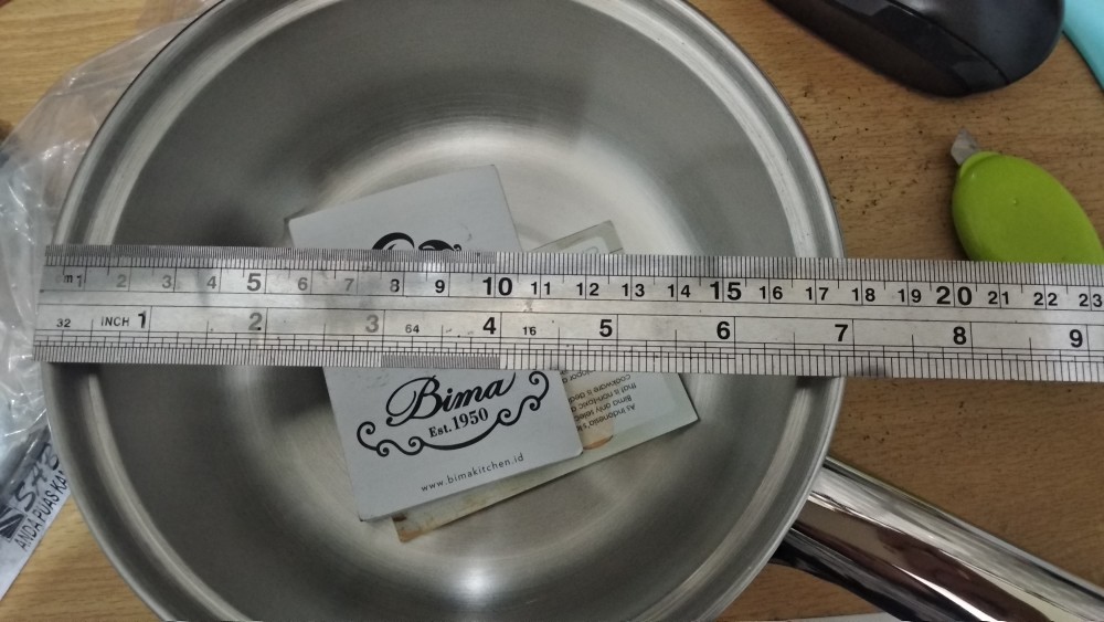 Bima Panci Susu 16 Cm Dan 18 Cm Saucepan With Cover Stainless Steel