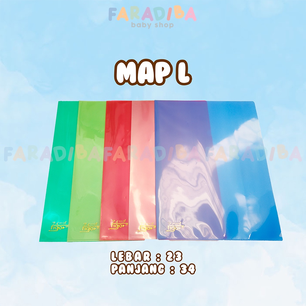 

Map L F4 FIGO / Map Dokumen Model L Transparan High Quality Perlengkapan Kantor Alat Tulis Anak Sekolah