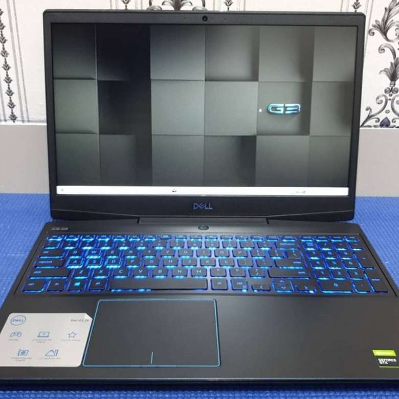 Laptop Dell G3 Core i7 9th NVIDIA GTX RAM 16GB SSD 512GB Bekas Second