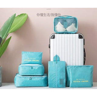 Image of Tas Travel 7 in 1 Organizer Bag (1 SET ISI 7 PCS)