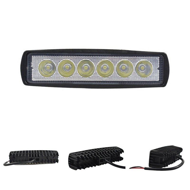 Deid Lampu Sorot Kabut LED 18W 6 Untuk Mobil SUV Truk Offroad 4WD UTE