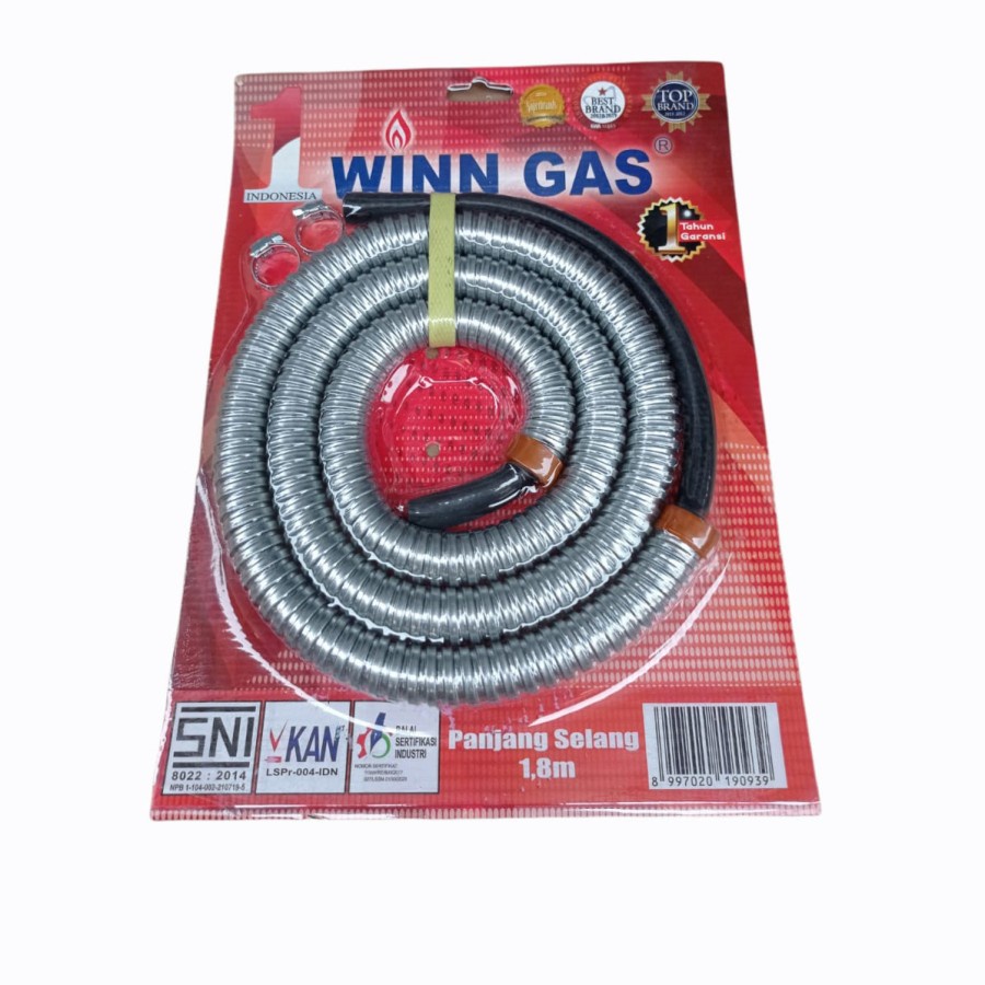 SELANG LPG-SELANG POLOS-SELANG SPIRAL POLOS WIN GAS 04 Free Bubble