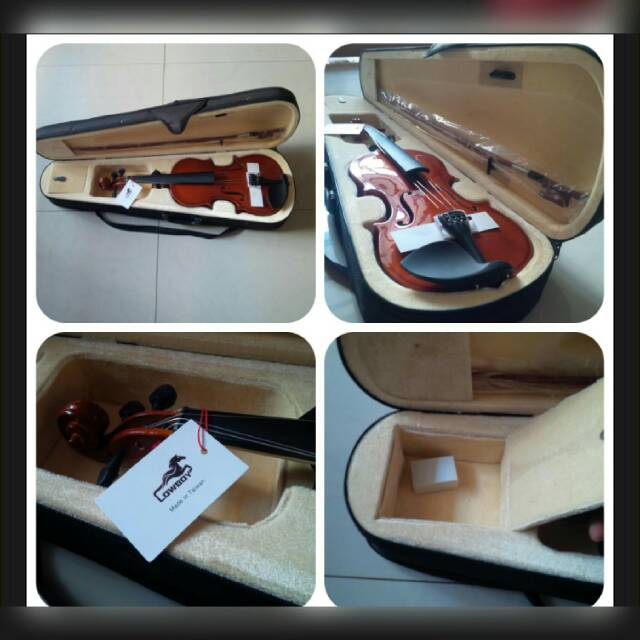 BIOLA COWBOY ORIGINAL INPORT LENGKAP/KOMPLIT TINGGAL GESEK Lbiola akustik fullset violin cowboy 3/4dan 4/4  1/2 ORIGINAL