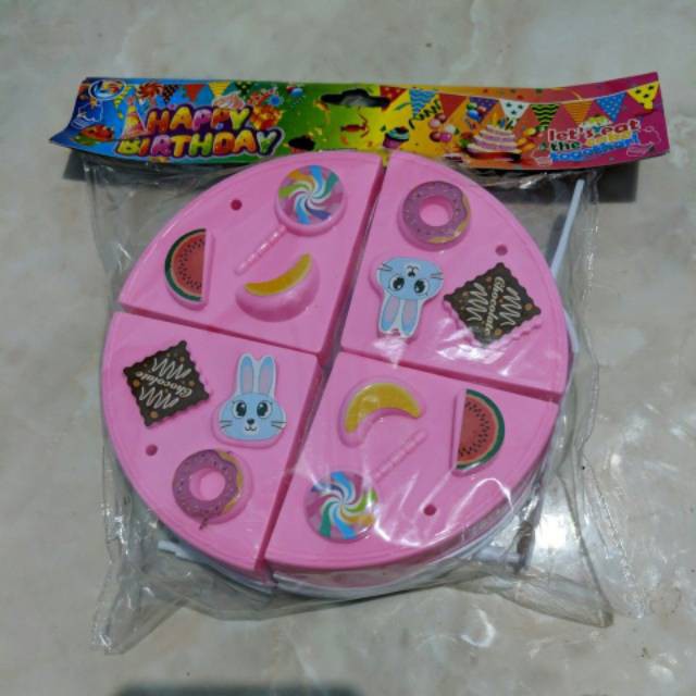 Mainan Anak Kue Tart Ulang Tahun Happy Birthday LD-1