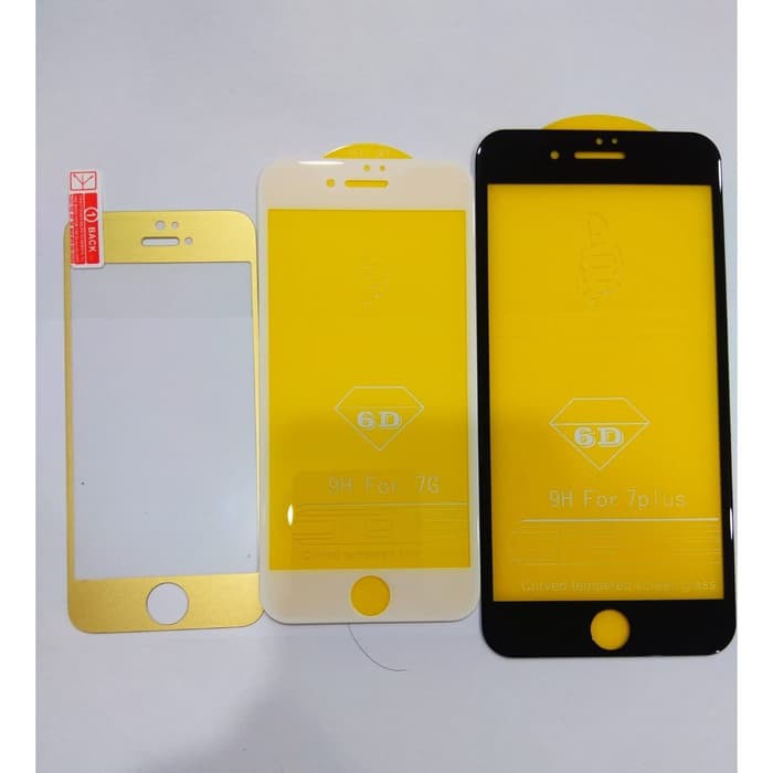 Tempered Glass 9H Full Cover For Iphone 5, 7, 7 Plus , 8 dan 8 Plus