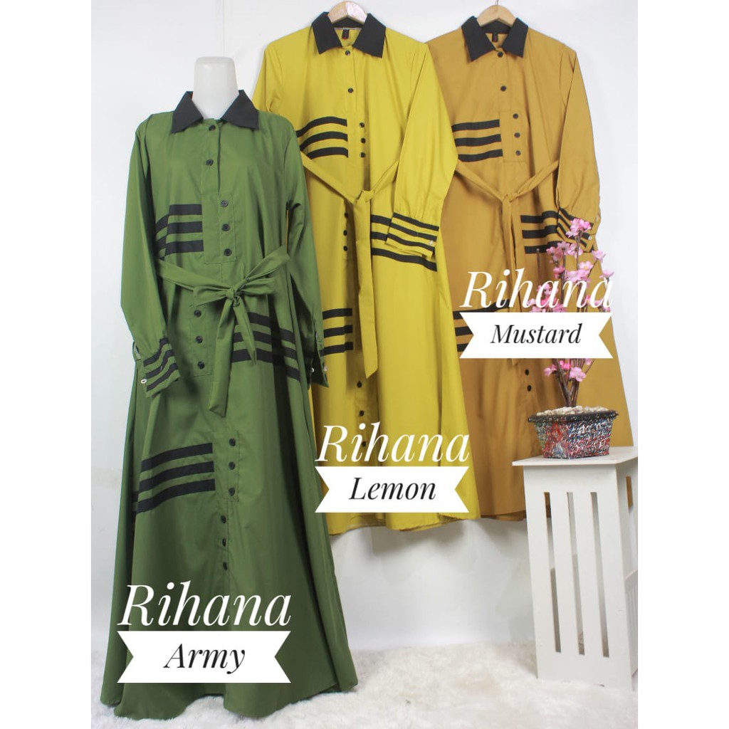 Cod bayar ditempat Dress TOYOBO jumbo XL KATUN RIHANA 3 katun Jepang model terbaru adem