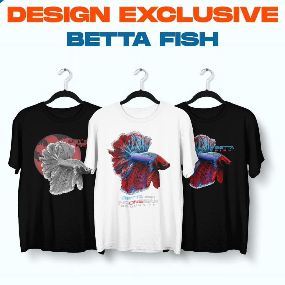 Kaos Ikan Betta Cupang Koi Emerald - Kaos Ikan cupang betta - Kaos Eksklusif Betta fish