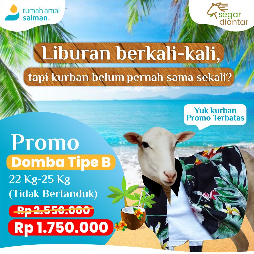 

Kurban Domba B Promo Segar Diantar 1442 H/2021