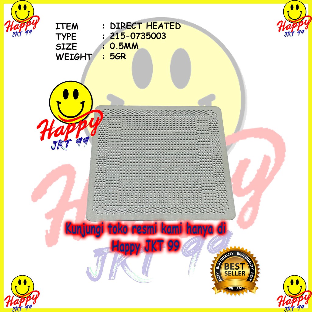 [ HAPPY JKT 99 ] DIRECT HEATED STENCIL 216-0809000 216-0833000 216-0810084 216-0810005