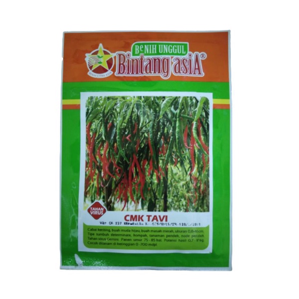 cabai keriting CMK TAVI 10gr Bintang Asia