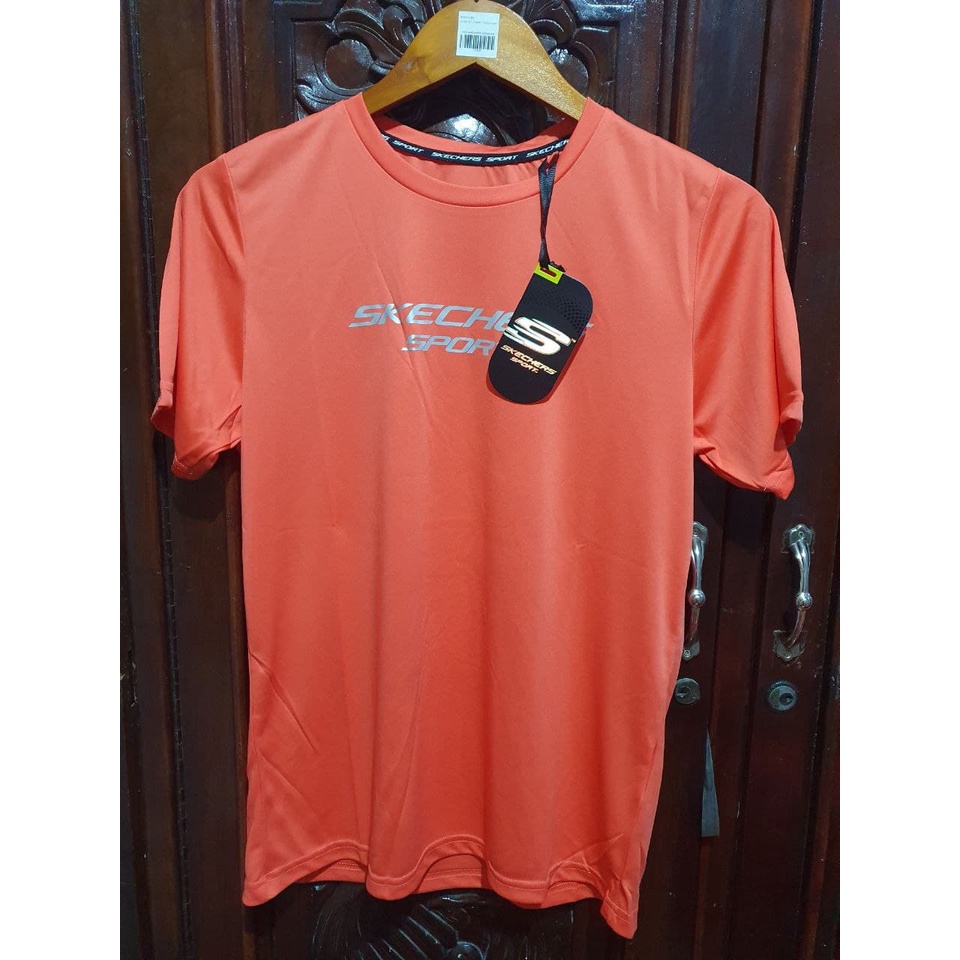 KAOS OLAH RAGA PRIA SKECHERS 100% ORIGINAL