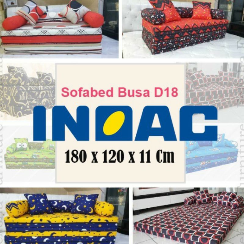 SofaBed INOAC / Kasur Lipat Tebal 11cm ( BERGARANSI 5 Tahun )