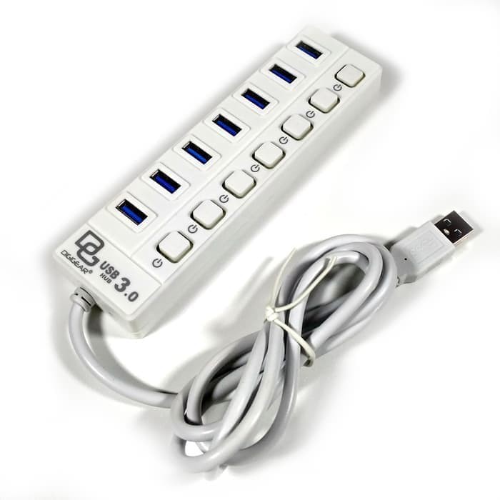 KABEL USB HUB 3.0 M-TECH 7 PORT / USB HUB 3.0 DIGIGEAR 7 PORT 1.2M - USB HUB 3.0 - 7 PORT