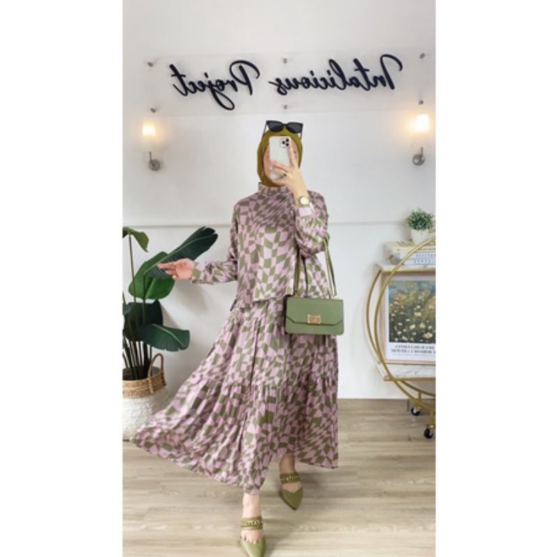 Beatarisa Set pink olive by intalicious project