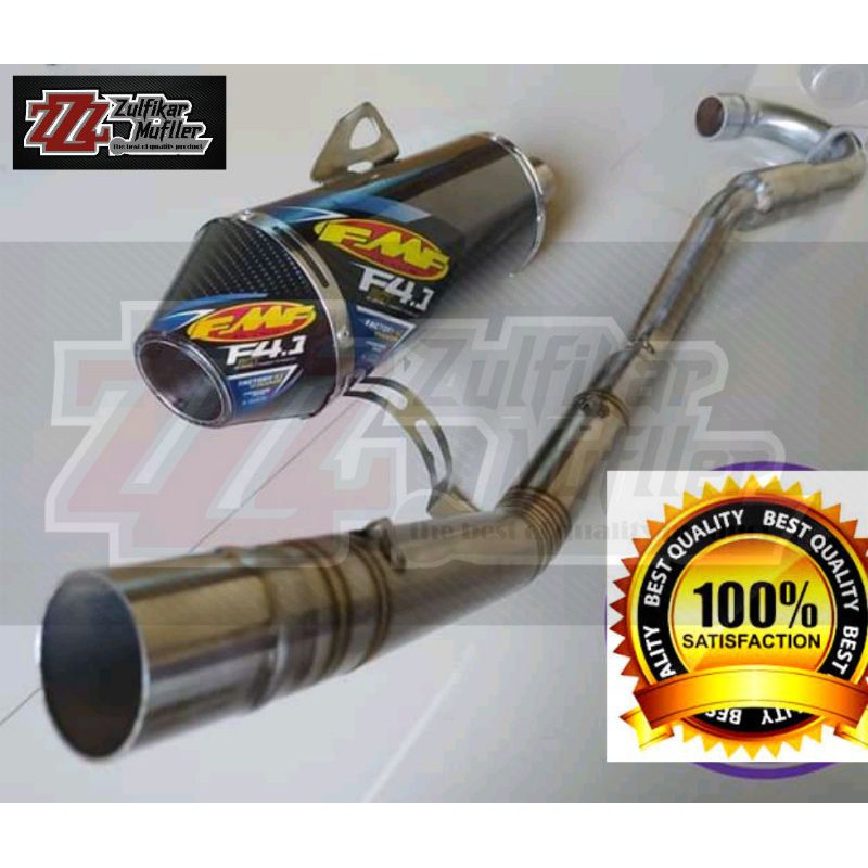 KNALPOT RACING FMF F4 CARBON PNP CRF150, KLX150, D'TRACKER, WR155