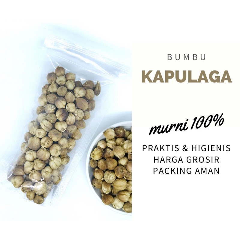 

KAPULAGA BUTIR BERSIH SUPER 50gr