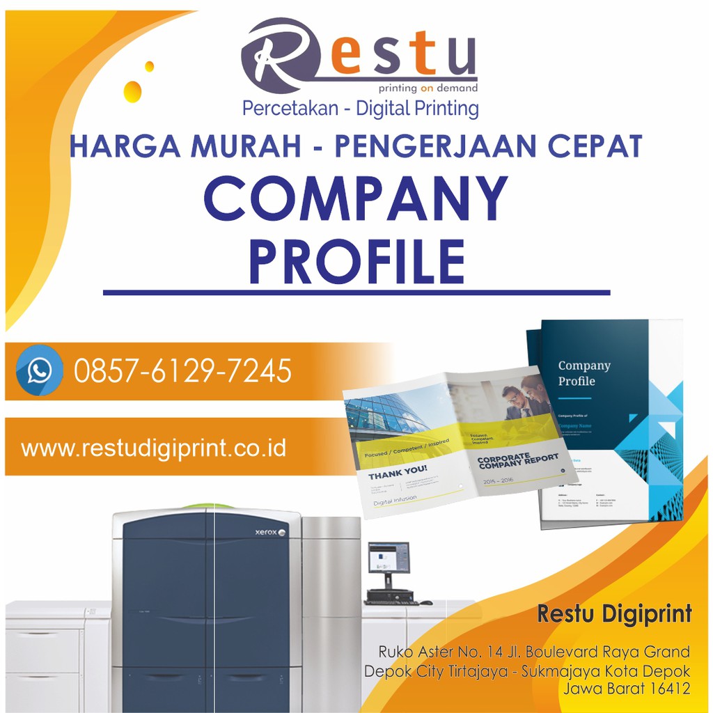 

Company Profile Ukuran A5 - RESTU Digital Printing