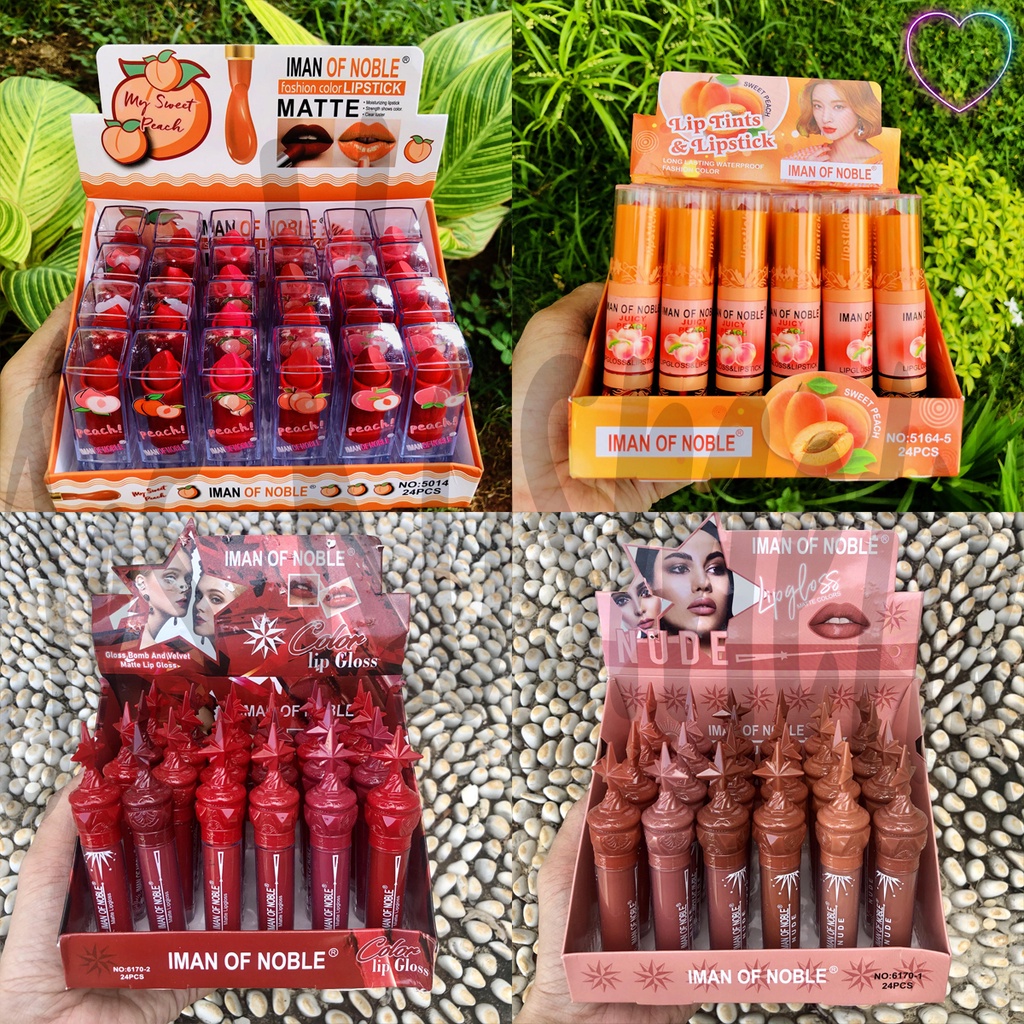 [LUSINAN] Iman Of Noble Lipstik Liptint Lipgloss / Grosir Kosmetik