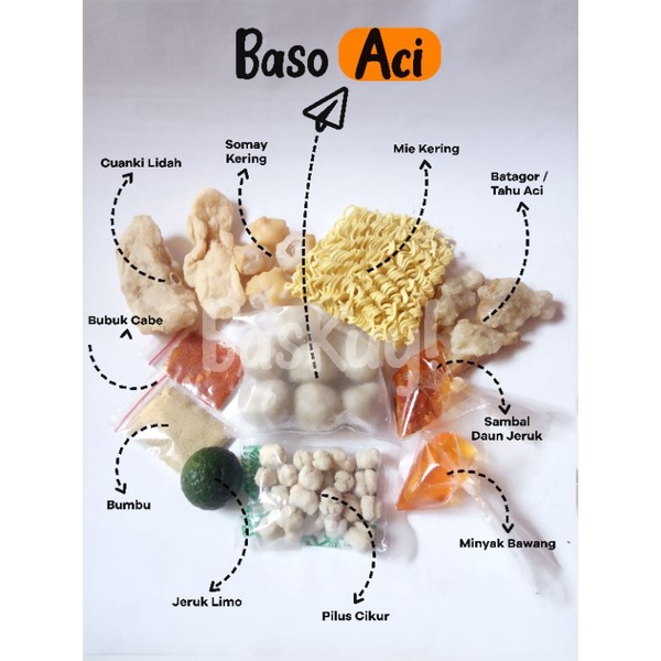 

Baso Aci Sambal Daun Jeruk + Mie Murah Isi Banyak