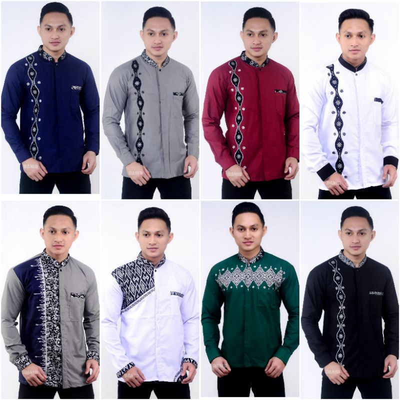 Baju Koko Pria Muslim Lengan Panjang Terlaris 2022