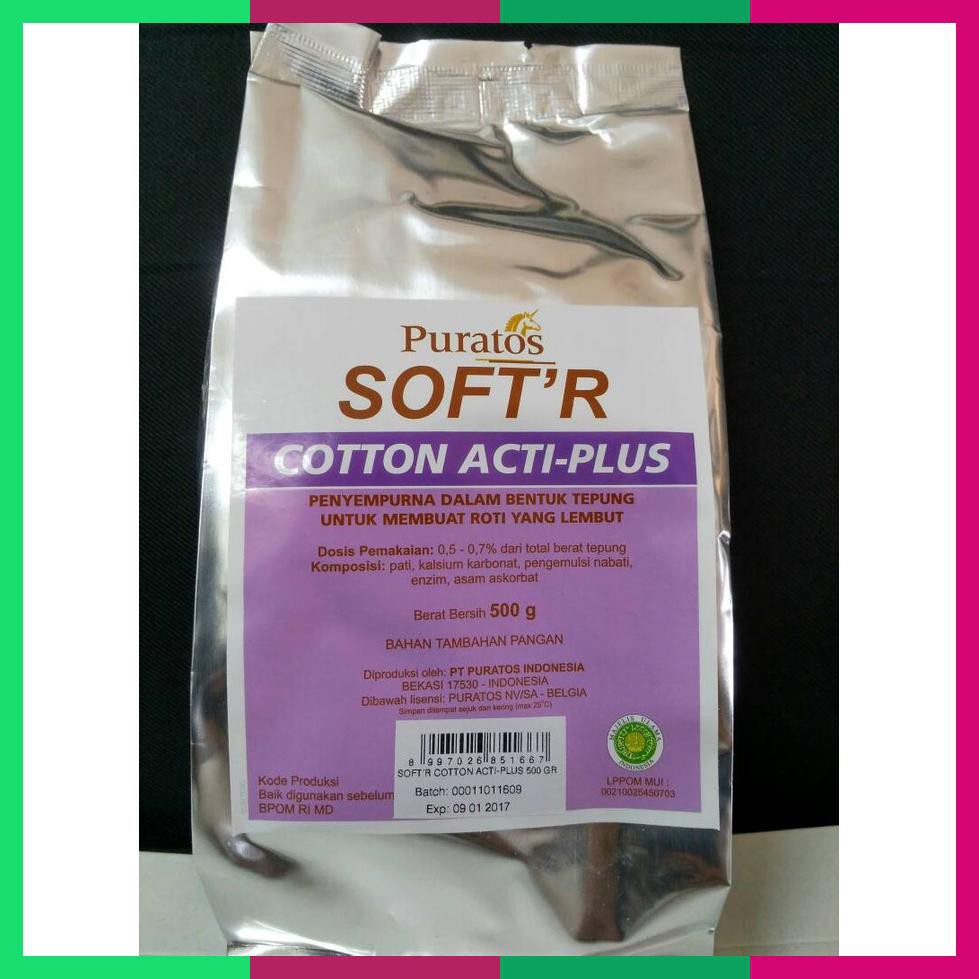 

Puratos Soft'R Cotton Actiplus 500G Bread Improver