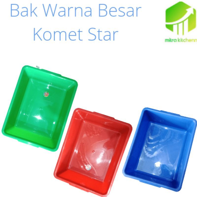 Baskom Plastik Baskom Besar Kotak Bak Komet Star Segi