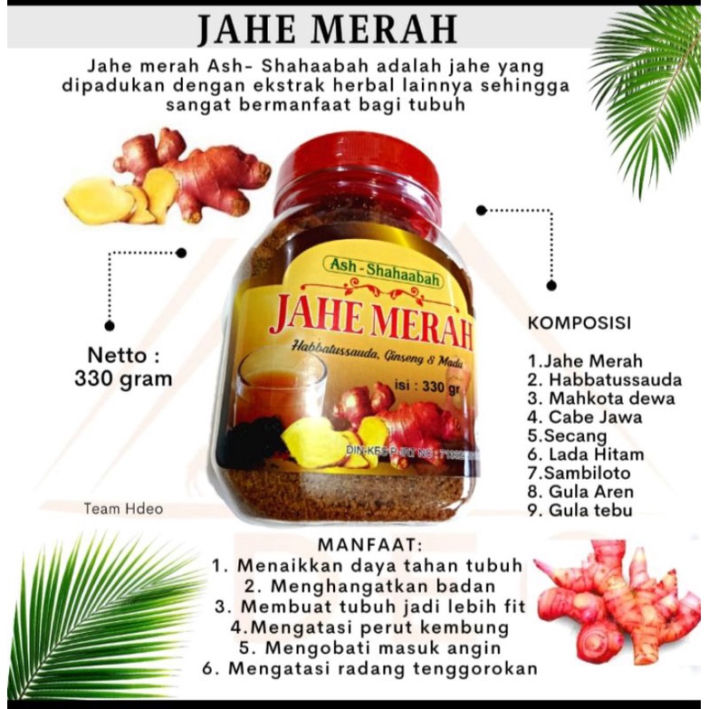 

Jahe Merah