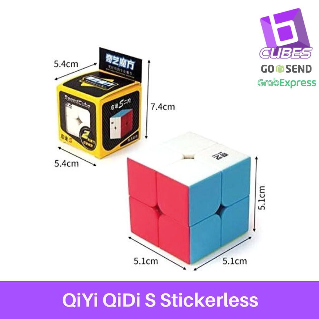Jual Rubik 2x2 - QiYi QiDi S 2x2 - QiYi 2x2 QiDi S - QiDi S Stickerless ...