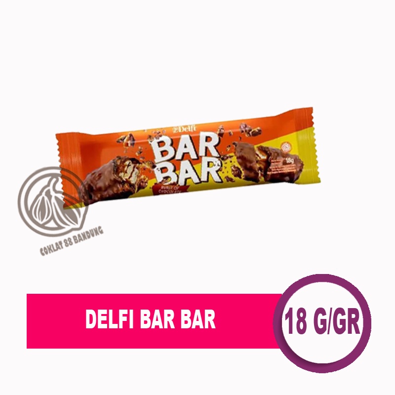 

DELFI BAR BAR 18GR COKELAT, COKLAT DELFI BARBAR 18 GR WAFER SALUT COKLAT KRISPI