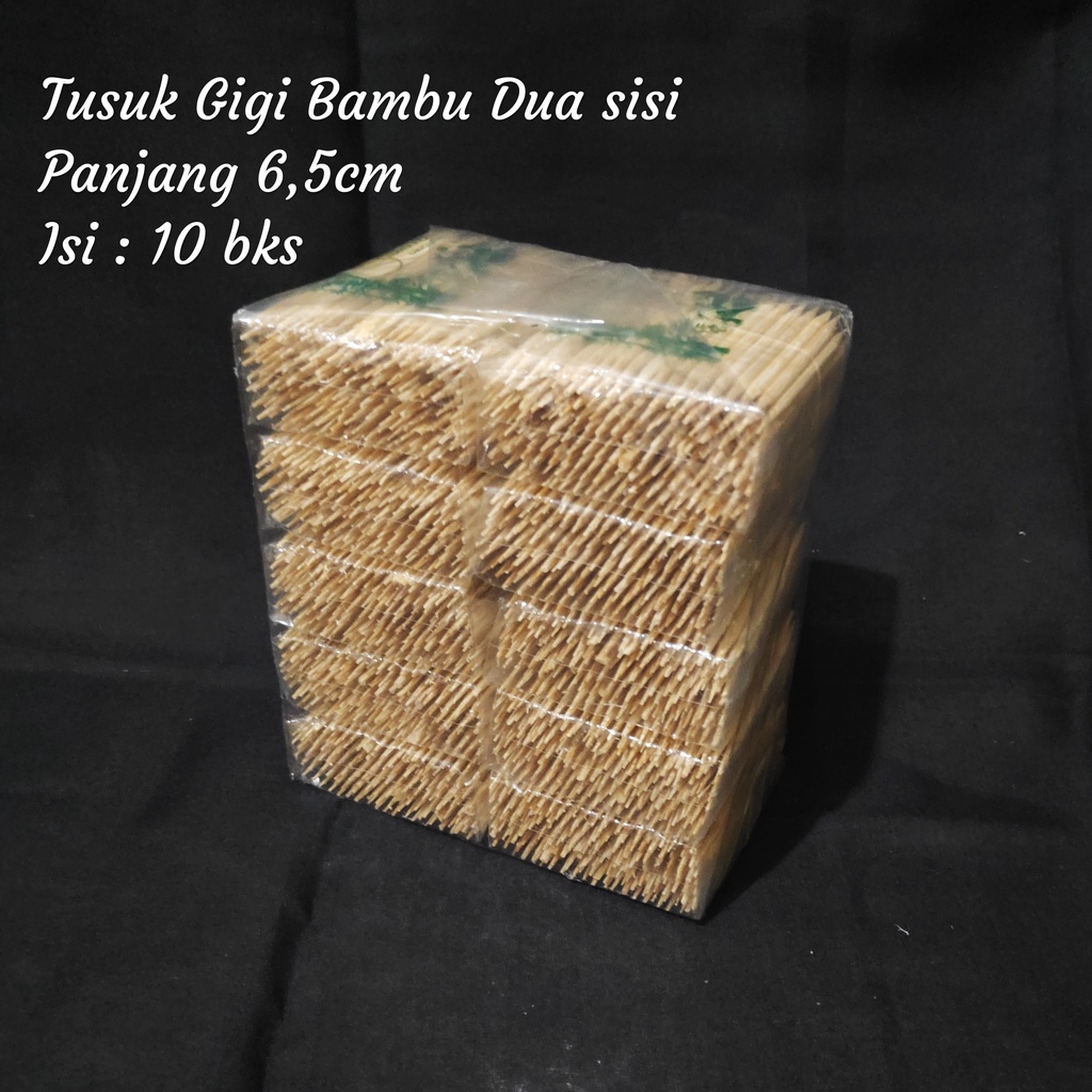 Tusuk Gigi Bambu (isi 10 bks), Toothpick