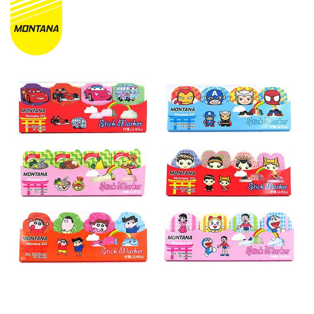 MONTANA Memo Stick / Sticky Note / Memo Tempel Montana 212-2