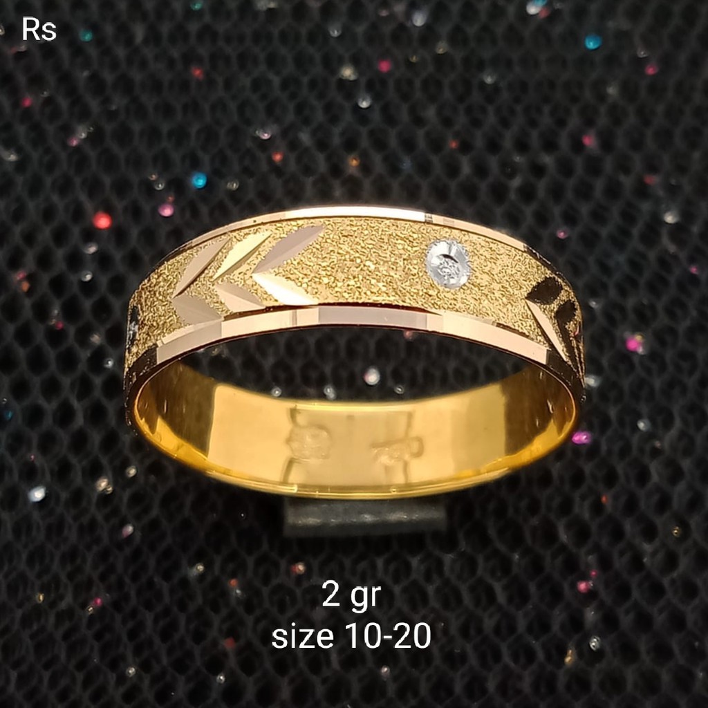 New Cincin Emas 17K - 2 gr Kadar 750 - 1605