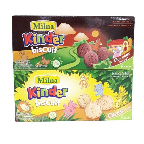 MILNA KINDER BISCUIT 110G/centraltrenggalek