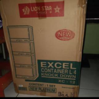 Laci Excel  4susun dari LION  STAR  ukuran Besar L4  Shopee 