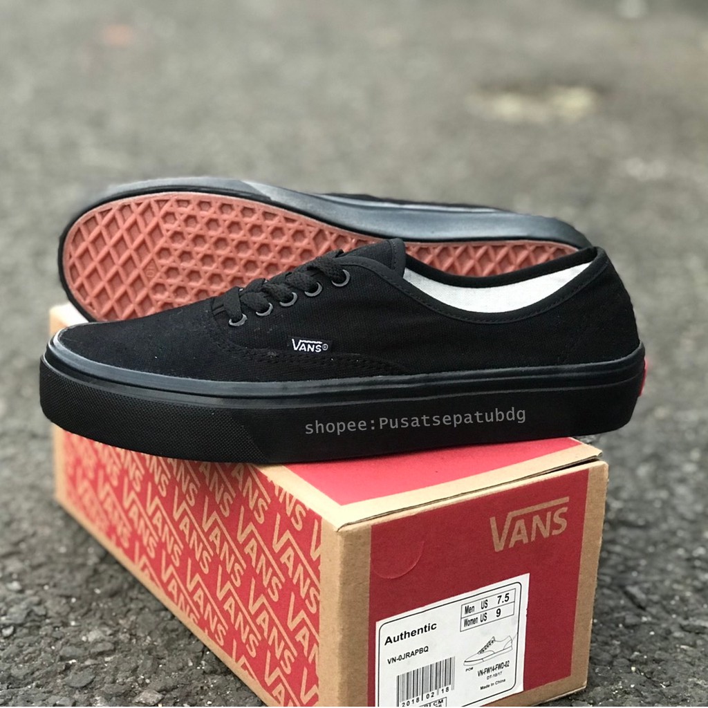 VANS AUTHENTIC BLACK 4 VARIAN WARNA WAFFLE DT