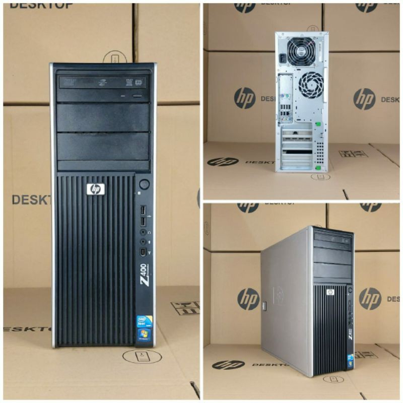 PC SERVER WORKSTATION Z400 INTEL XEON W3503 RAM 16GB HDD 1TB BEKAS BERKUALITAS