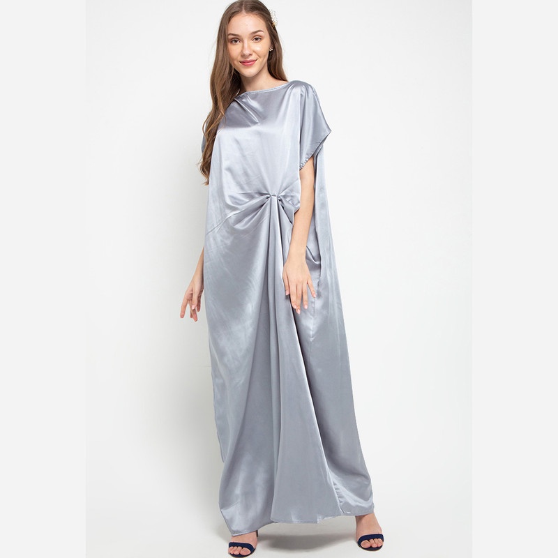 Zumara Wide Shoulder Kaftan Dress Wanita