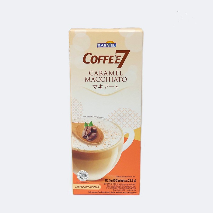 

Karniel Coffee7 Caramel Macchiato 112,5gr - Kopi rasa Karamel Machiato