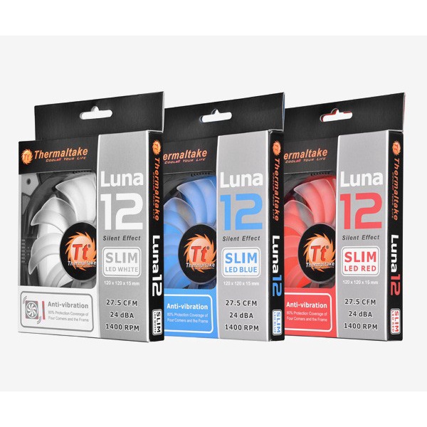 Fan Thermaltake Luna 12 cm Slim LED - slim case