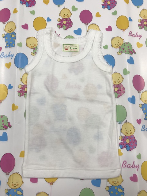 Kaos Dalam Lisa 14 Kaos Dalam New Born Singlet Bayi 3 pcs