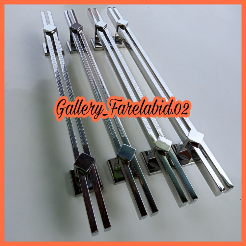 4 Batang Handle Pintu Rumah Stainless Steel Grafir 80 Cm Gagang Pintu Rumah Modern 60 Cm Pegangan Pi
