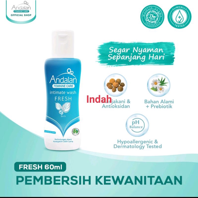 Andalan Feminine Care - Fresh 60ml Pembersih Kewanitaan